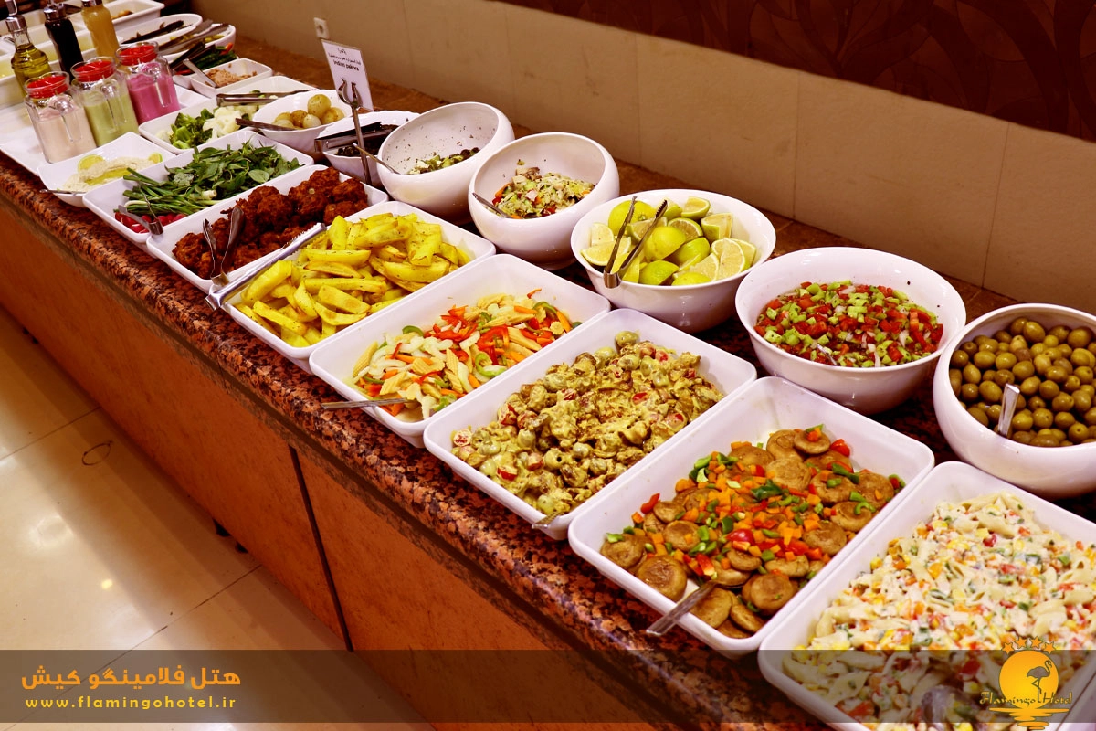 غذا در هتل فلامینگو کیش